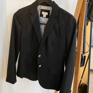 Black JCrew Wool Suit Jacket